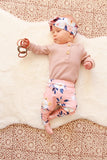 Peony Rose  Bow Knot Headband