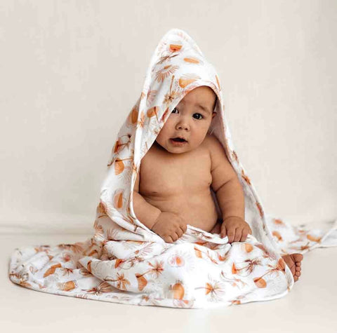 Paradise Organic Hooded Baby Towel d