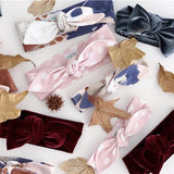 BLUSH CONFETTI TOP KNOT HEADBAND