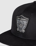 UNIT RIDERS MENS SNAPBACK- BLACK