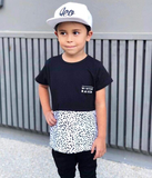 Black & White Branded Tee