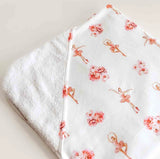 Ballerina Organic Hooded Baby Towel d