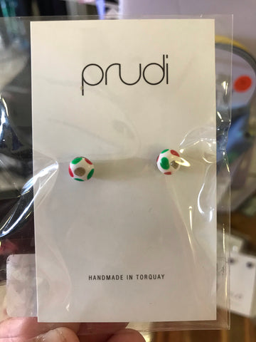 Christmas white kids earrings 1 pack