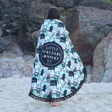 Bears and Beasties Round Towel