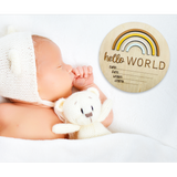 Hello World Rainbow Golden Days
