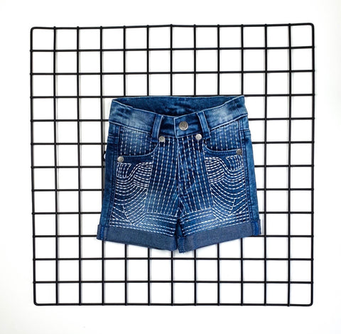 Boys Stitched Denim Shorts