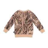 Animalistic Panel Sweater