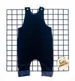 Stone Wash Reversible Romper