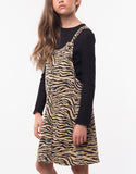 Zebra Pinafore