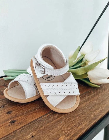 Madison Sandal- white