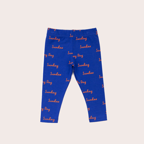 Sundays Leggings- Bright Blue