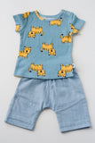 Woven chambray shorts BUB16-611