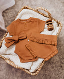 Chestnut Short Sleeve Bodysuit