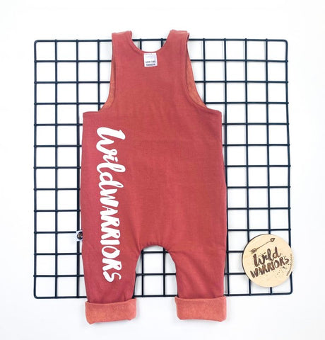 Rust Reversible Romper