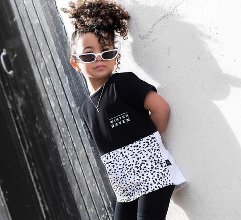 Black & White Branded Tee