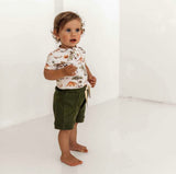 Dino Organic Short Sleeve Bodysuit SS22