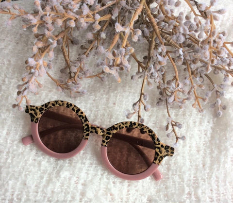 Pink Leopard Sunglasses