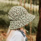 Girls Ponytail Bucket Hat Leopard Print SS21