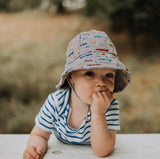 Boys Toddler Bucket Hat Racer Print