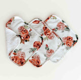 Rosebud Organic Wash Cloths - 3 Pack
