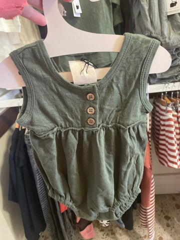 Moss Bubble Romper