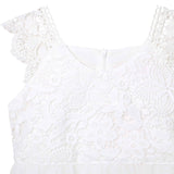 ANGIE LACE BODICE DRESS