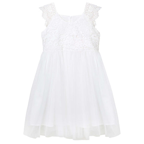 ANGIE LACE BODICE DRESS
