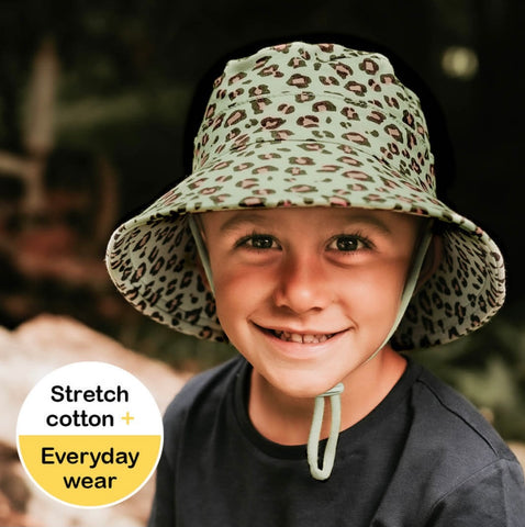 Boys Kids Bucket Hat Leopard Print SS21