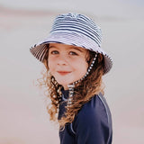 Kids Beach Hat Bucket UPF50+ Stripe Print