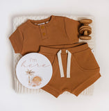 Chestnut Short Sleeve Bodysuit