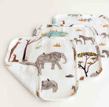 Safari Organic Wash Cloths - 3 Pack
