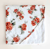 Rosebud Organic Hooded Baby Towel