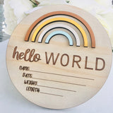 Hello World Rainbow Golden Days
