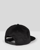 UNIT CLATE FLAT PEAK MENS SNAPBACK- BLACK