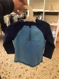 Cody Whale Rash Vest- Blue
