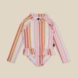 Beach Stripe Rashie Bathers- UPF50