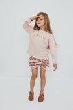 Sands Shorties- Rust Stripe