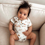 Dino Organic Short Sleeve Bodysuit SS22
