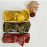 MUSTARD BOW KNOT HEADBAND