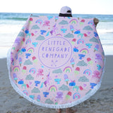 Unicorn Friends Round Towel