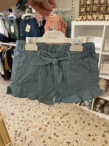 Scandi Chambray Short 3-7- Indigo