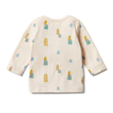 Organic Ruffle Top- Rainbow Mountain