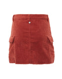 Scarlett Cord Skirt- Toffee