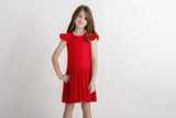 Red Luxe Frill Tutu Dress