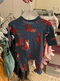 Le Tiger Print Zip Romper- Le Tiger Print
