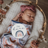Rainbow Baby & Sage Reversible Milestone Cards