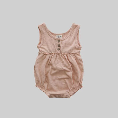Shy Pink Bubble Romper