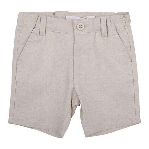 Toby Linen Shorts- sand