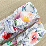 LILAC FLORAL TOP KNOT HEADBAND