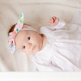 LILAC FLORAL TOP KNOT HEADBAND